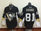 Pittsburgh Penguins #81 Phil Kessel Black Hockey Jerseys