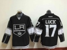 Los Angeles Kings #17 Milan Lucic Black Hockey Jersey