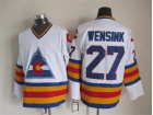 Colorado Avalanche #27 John Wensink White CCM Throwback Jersey