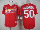 St. Louis Cardinals #50 Adam Wainwright Scarlet 2015 Cool Base Jersey