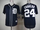 Detroit Tigers #24 Miguel Cabrera Blue Cool Base Jersey