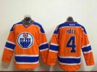 Edmonton Oilers #4 Taylor Hall  Orange Jersey