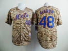 New York Mets #48 Jacob deGrom Camo Cool Base Jersey 