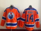 Edmonton Oilers #14 Jordan Eberle Orange Hockey Jersey