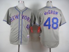  New York Mets #48 Jacob deGrom Grey Cool Base Jersey