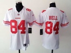 Nike San Francisco 49ers#84 Blake Bell White Women Jersey