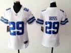 Nike Dallas Cowboys #29 Joel Ross White Women Jersey