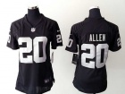 Nike Oakland Raiders #20 Allen Black Women Jersey