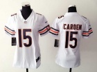 Nike Chicago Bears #15 Shane Carden  White Women Jersey