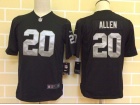 Nike Oakland Raiders #20 Allen Black Kids Jersey