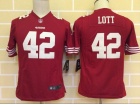 Nike Youth San Francisco 49ers #42 Ronnie Lott Red Jersey