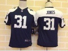 Nike Youth Dallas Cowboys #31 Jerry Jones Blue Thanksgiving Kids Jersey