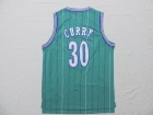 Charlotte Hornets #30 Dell Curry Teal 1992-93 Hardwood Classic Throwback Jersey