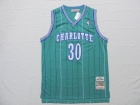 Charlotte Hornets #30 Dell Curry Teal 1992-93 Hardwood Classic Throwback Jersey