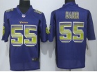 Minnesota Vikings #55 Anthony Barr Pro Line Purple Fashion Strobe Nike Limited Jersey