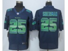 Seattle Seahawks #25 Richard Sherman Pro Line Blue Fashion Strobe Nike Limited Jersey