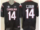 South Carolina Gamecocks #14 Connor Shaw Black College 2015 New Style Football Jersey