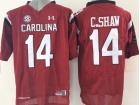 South Carolina Gamecocks #14 Connor Shaw Red College 2015 New Style Football Jersey