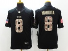 Tennessee Titans #8 Marcus Mariota Black Salute to Service Nike Limited Jersey