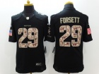 Baltimore Ravens #29 Justin Forsett Black Salute to Service Nike Limited Jersey