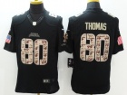 Jacksonville Jaguars #80 Mike Thomas Black Salute to Service Jersey