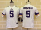 Minnesota Vikings #5 Teddy Bridgewater White Nike Kids Jerseys