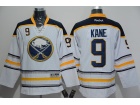 Buffalo Sabres #9 Evander Kane White Jersey