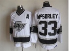 Los Angeles Kings #33 Marty McSorley White CCM Thorwback Vinatge Jersey