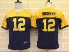 Nike Youth Green Bay Packers #12 Aarron Rodgers Blue Kids Jersey