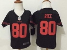 San Francisco 49ers #80 Jerry Rice Black Toddler Jersey