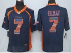 Denver Broncos #7 John Elway Pro Line Blue Fashion Strobe Nike Limited Jersey