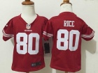 San Francisco 49ers #80 Jerry Rice Red Toddler Jersey