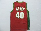 Seattle SuperSonics #40 Kemp Red Hardwood Classic Swingman Jerseys