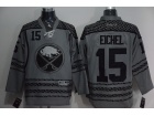 Buffalo Sabres #15 Jack Eichel Cross Check Premier Fashion Jerseys