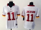 Nike Washington Redskins #11 Desean Jackson White Women Jersey