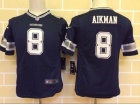 Nike Dallas Cowboys #8 Troy Aikman Blue Kids Jersey