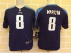 Nike Youth Tennessee Titans #8 Marcus Mariota Dark Blue Jersey