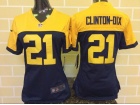 Nike Women Green Bay Packers #21 Ha Ha Clinton-Dix Blue Jersey