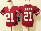 Nike San Francisco 49ers #21 Deion Sanders Red Toddler Jersey