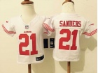 Nike San Francisco 49ers #21 Deion Sanders White Toddler Jersey