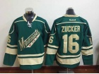 Minnesota Wild #16 Jason Zucker Green Jerseys