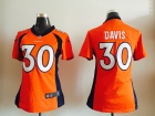 Nike Women Denver Broncos #30 Terrell Davis Orange Jersey