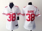 Nike San Francisco 49ers #38 Jarryd Hayne White Women Jersey