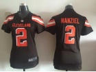 Cleveland Browns #2 Johnny Manziel Brown Women Jersey