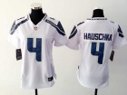 Nike Women Seattle Seahawks #4 Steven Hauschka White Jersey