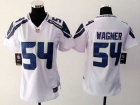 Nike Women Seattle Seahawks #54 Bobby Wagner White Jersey