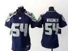 Nike Women Seattle Seahawks #54 Bobby Wagner Blue Jersey