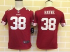 Youth San Francisco 49ers #38 Jarryd Hayne Red Kids Jersey