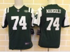 Nike New York Jets #74 Nick Mangold Green Kids Jerseys