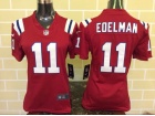 Nike Women New England Patriots #11 Julian Edelman Red Jerseys